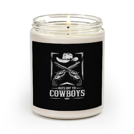Cowboy Lifestyle Western Theme with Horses and Scented Candles