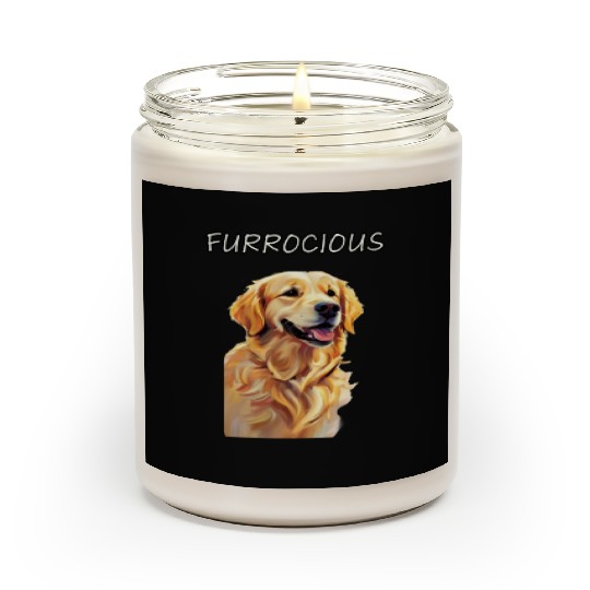 Furrocious Golden Retriever Scented Candles