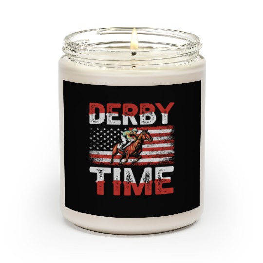 Derby Time Louisville Kentucky Horse Racing Scented Candles