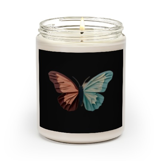 Pastel Origami Butterfly Design Scented Candles