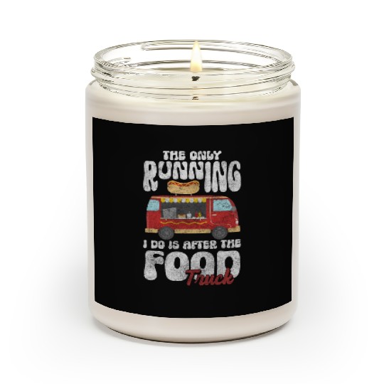 Food Truck Street Food Festival Chef Scented Candles