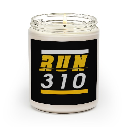 Los Angeles "RUN 310" Athlete Runners fitness gym Scented Candles