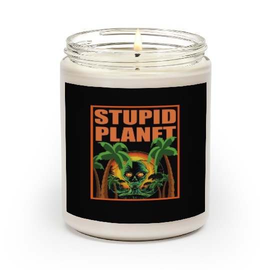 stupid planet Scented Candles
