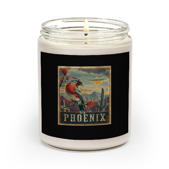 Retro Phoenix Arizonna Scented Candles