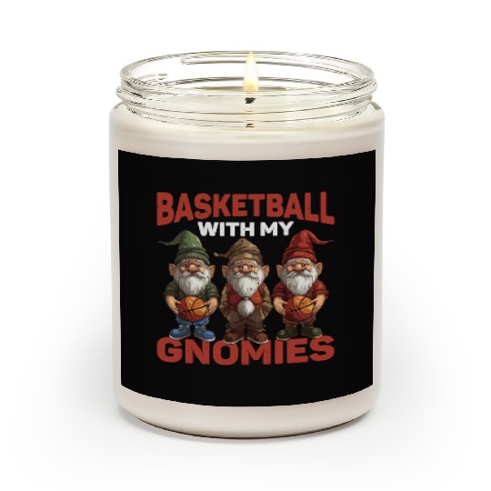Basketball With My Gnomies 2 Scented Candles