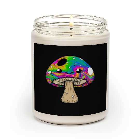 psychedelic Kawaii Mushroon Scented Candles