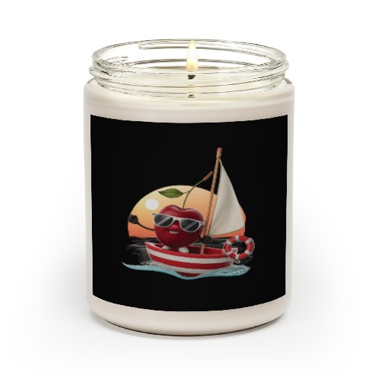 Fruit Boating Cherry Scented Candles