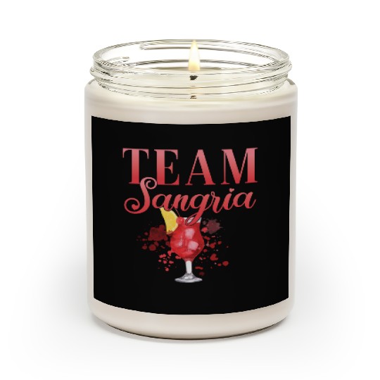 Cocktail Bartender Team Sangria Scented Candles