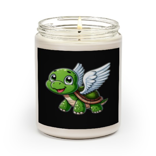 Turtle Angel Wings Halo Farm Farmer Scented Candles