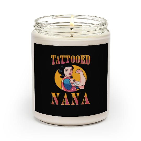 Tattooist Inked Tattoo Tattooed Nana Scented Candles