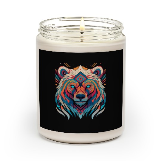 Native American Spirit Wolf Scented Candles