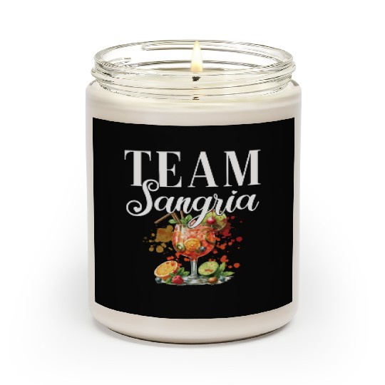 Cocktail Bartender Team Sangria Scented Candles