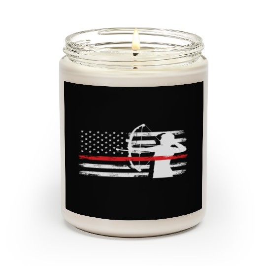 America USA Flag Archery Scented Candles