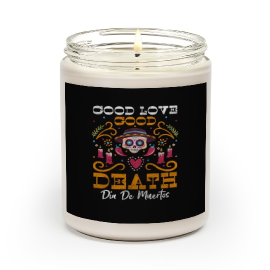 Dia De Muertos Death Commemoration Scented Candles