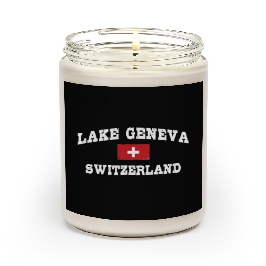 Lake Geneva Switzerland Attractions Weather Scented Candles