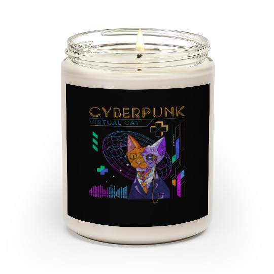 Cyberpunk Technology Synthwave Japanese Scented Candles