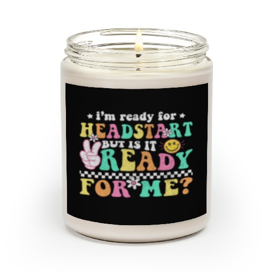 Groovy Back to School Headstart HomeSchool Head Scented Candles