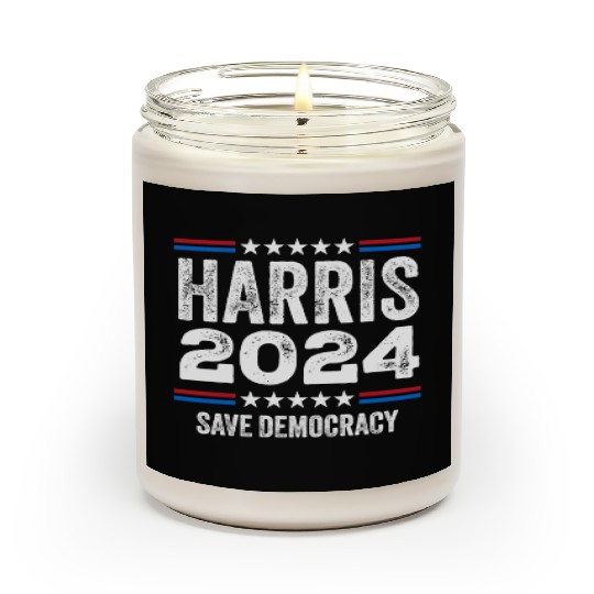 Kamala Harris 2024 Save Democracy US Election Scented Candles
