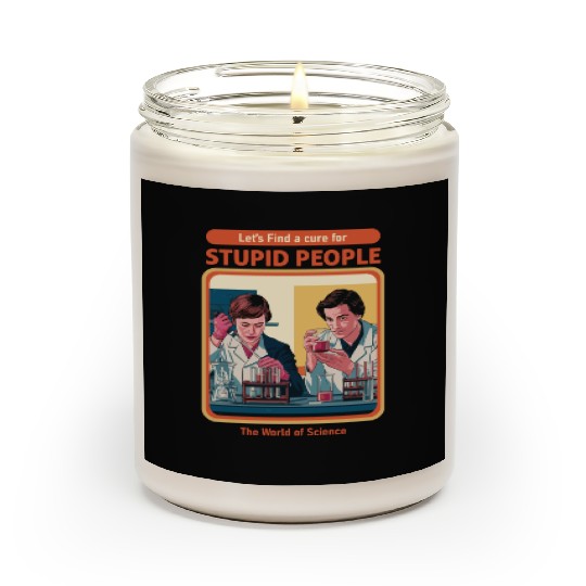 "A Cure for Stupid People" Classic Scented Candles