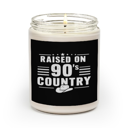 Raised On 90's Country Music Nostalgia Scented Candles
