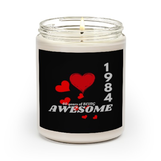 Funny 40th Birthday Gift Scented Candles for Men women