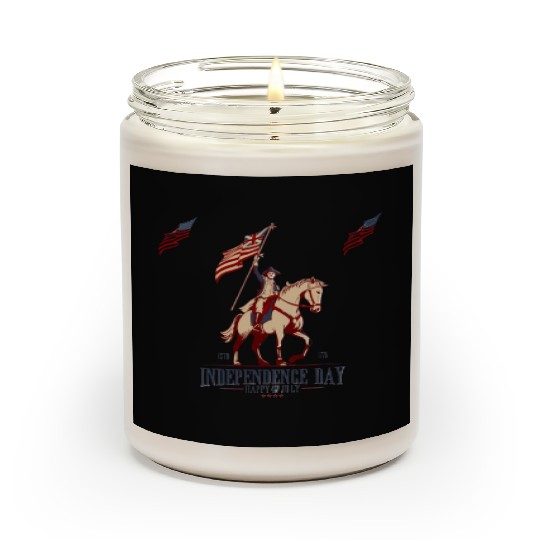 tism, USA culture, a horse, and George Washington: Scented Candles