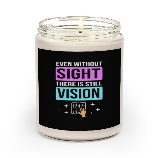 There Is Still Vision Blind Braille Writer Scented Candles