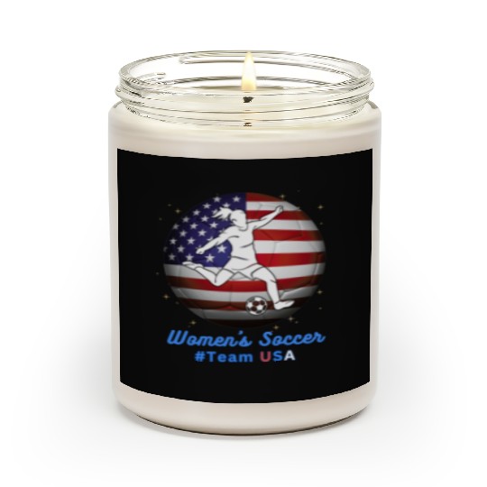 Women's Soccer #Team USA - watch women's sports Scented Candles