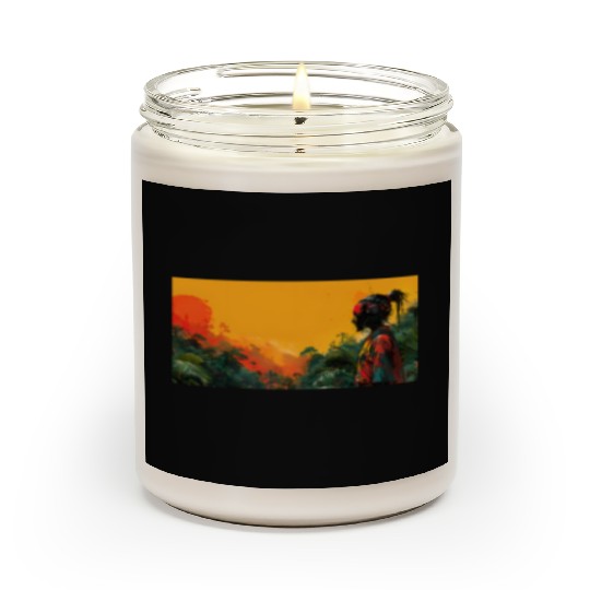 Digital Warrior: Tropical Twilight Scented Candles