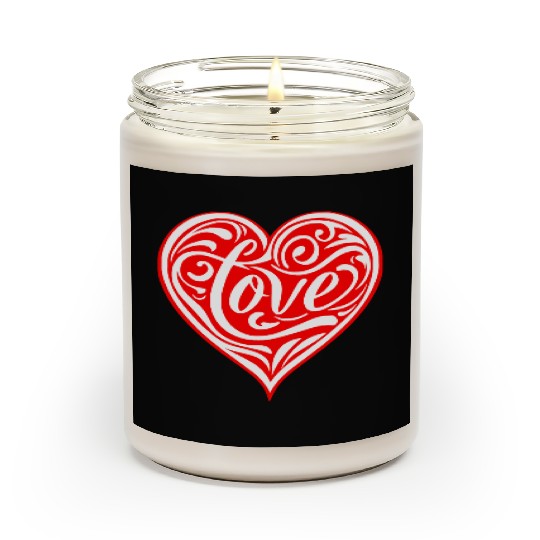 Tribal Love Heart LIKE US ON FACEBOOK # Scented Candles