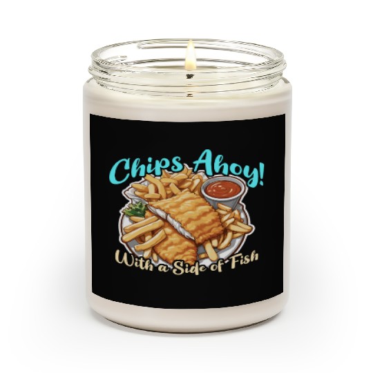 Fish And Chips Chips Ahoy With A British Cuisine Scented Candles