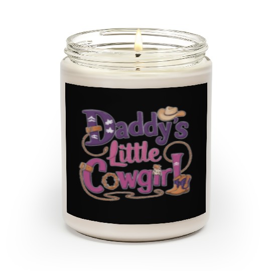 Daddy's Little Cowgirl Scented Candles