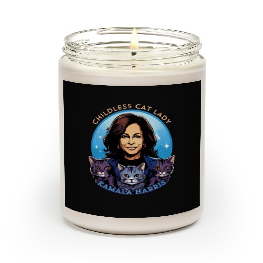 Childless Cat Lady Kamala Harris Scented Candles