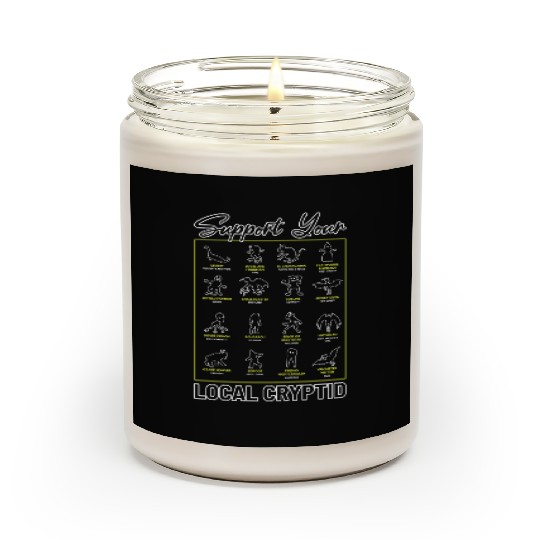 Support Your Local Cryptid Monsters American Scented Candles