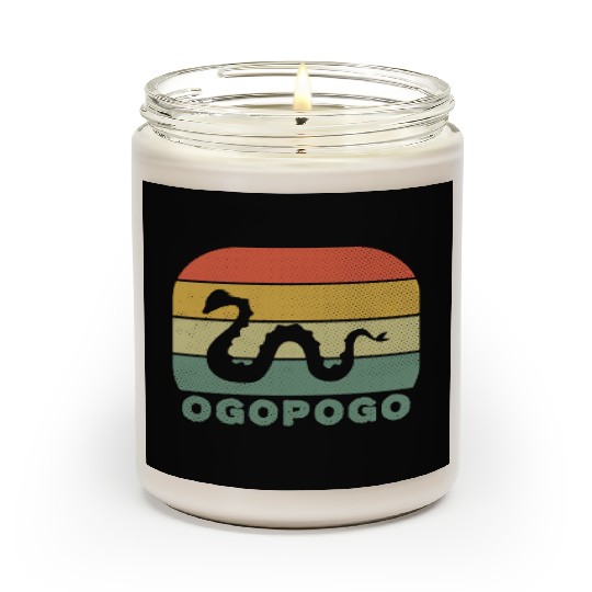 Ogopogo Retro Lake Monster Cryptid Scented Candles