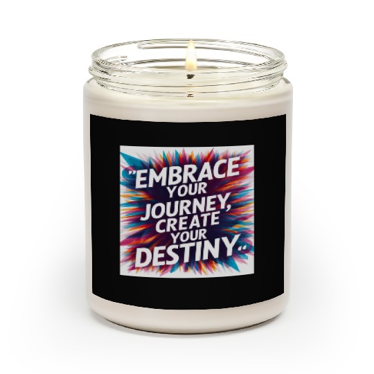 Embrace Your Journey, Create Your Destiny Scented Candles