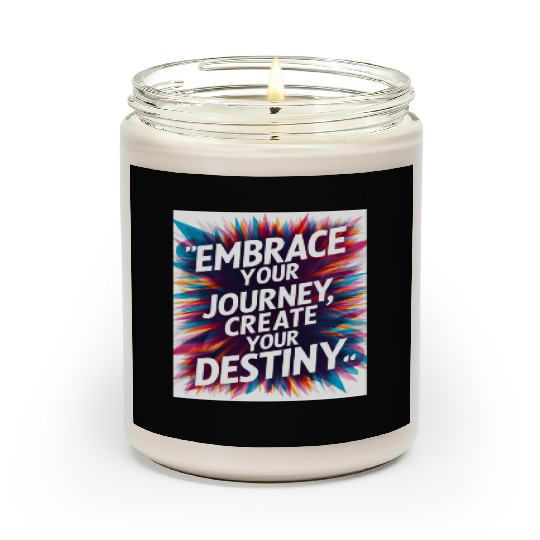 Embrace Your Journey, Create Your Destiny Scented Candles