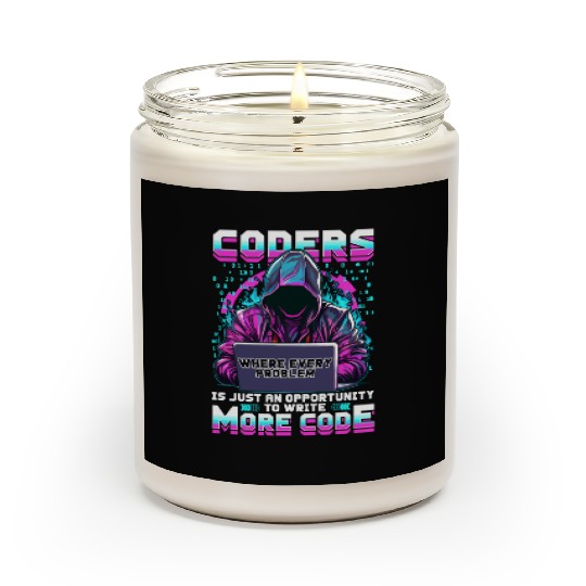 Coders Design for Computer Engineer Software Devel Scented Candles
