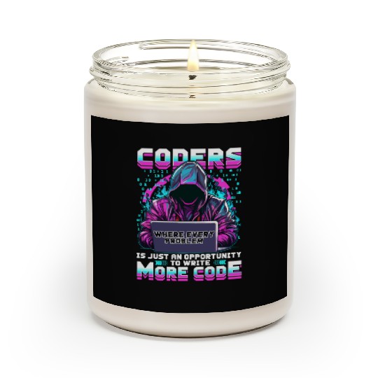 Coders Design for Computer Engineer Software Devel Scented Candles
