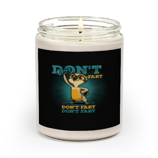 Dont Fart Funny Fitness Gym Workout Scented Candles