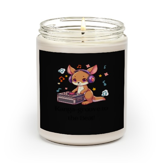 "Kanga-groove to the Beat" DJ Kangaroo Design Scented Candles