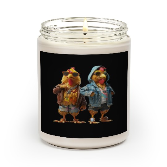 Hip chickens rocking fashionable Scented Candles