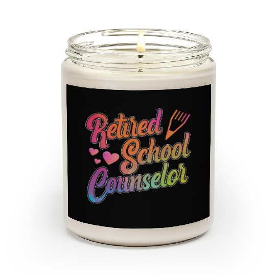 School Counselor Retired Scented Candles