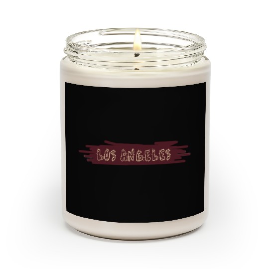 Los Angeles lettering gift idea Scented Candles