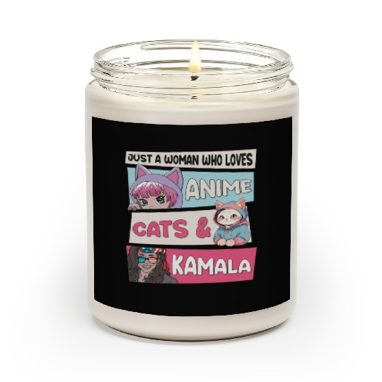 Cat Ladies for Kamala - Anime, Cats and Kamala 24 Scented Candles