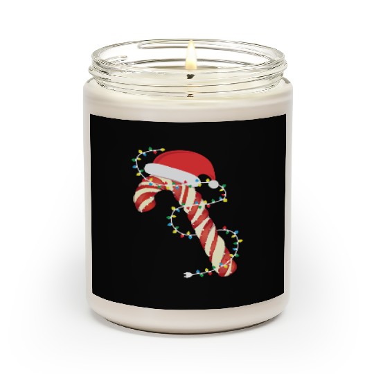 Christmas Candy Cane Santa Xmas Kids Toddler Youth Scented Candles