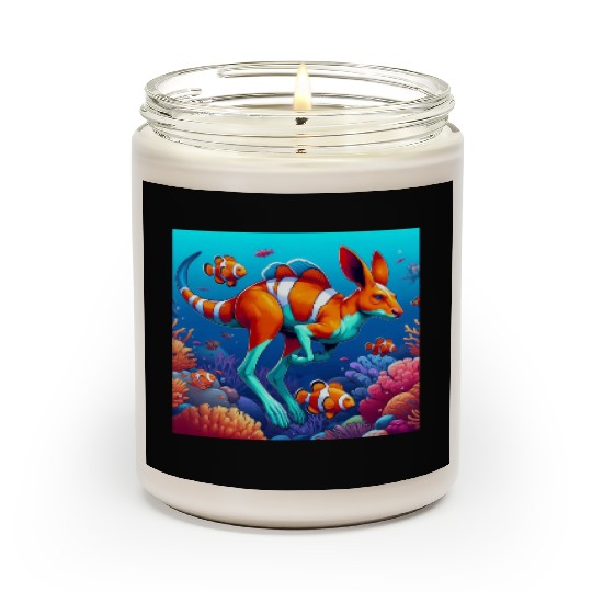 The kangaroo-clown fish Scented Candles