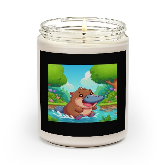 The hippo-platypus Scented Candles