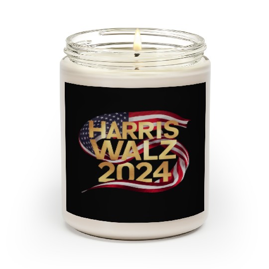 Harris Walz 2024 Election the True Campaign Spirit Scented Candles