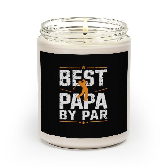 Best Papa By Par Golf Father's Day Grandpa Gift Scented Candles